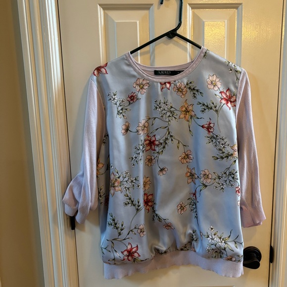 Lauren Ralph Lauren Floral Print Top – Size 1X - Picture 1 of 9
